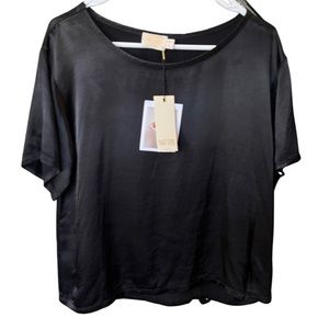 NWT NationLTD Satin Shine T Shirt